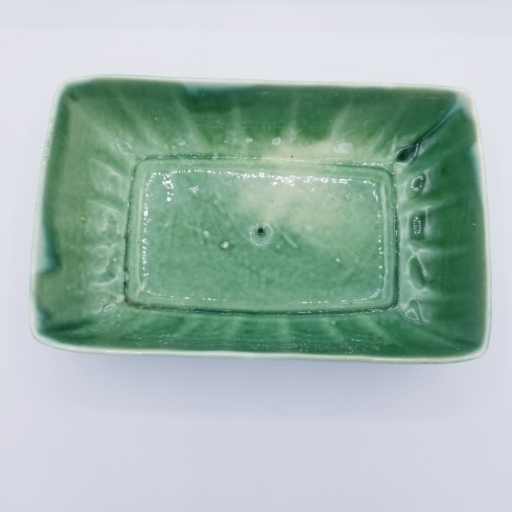 Vintage Marietta Modern M-5 Green Rectangular Planter Tray - Picture 3 of 8